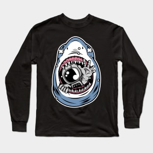 Astronaut Shark Long Sleeve T-Shirt